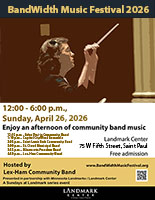 Flyer for BandWidth Music Festival 2026